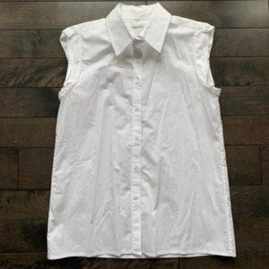 Club Monaco Sleeveless Button down shirt